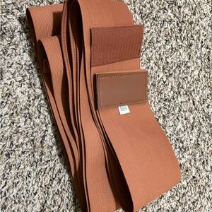 SHEIN Brown Elastic waist trainer